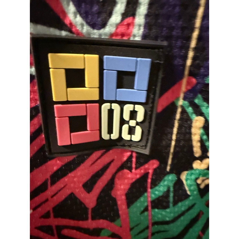 Demolition Kids XL 18 Graffiti Flex-In Mesh Jersey Shirt Multicolor Streetwear - Picture 5 of 7